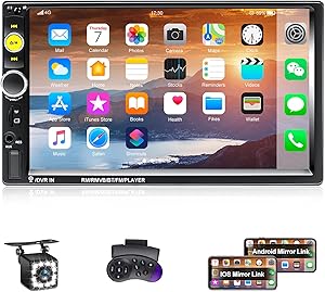 AMPrime Double Din Car Stereo with Bluetooth 7-inch Touch Screen Review