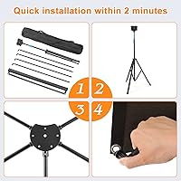 VISULAPEX 80-Inch Projector Screen with Stand — image 6