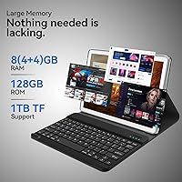 TOOTON 10.1-inch Android Tablet with Keyboard, 128GB Storage, Octa-Core Processor — image 3