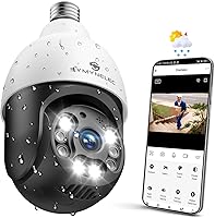 SYMYNELEC Light Bulb Security Camera 2.5K — image 1