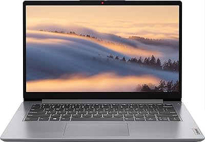 Lenovo Ideapad 1i 14-inch Laptop, Intel Celeron N4020, 4GB RAM, 64GB eMMC