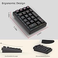 KEYCOOL K21 Mechanical Wireless Numeric Keypad — image 3
