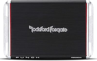 Rockford Fosgate PBR300X4 Punch 300-Watt 4-Channel Amplifier