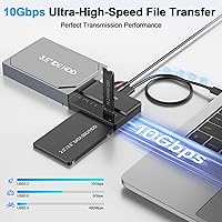 Alxum NVME M.2 SATA IDE SSD Enclosure — image 2