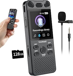 Vormooi 160GB Digital Voice Recorder Review