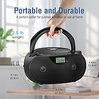 Nextron CB-500BT Portable CD Player Bluetooth Boombox — image 9