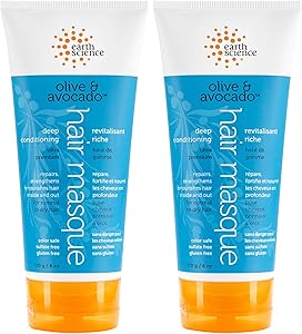 Earth Science Olive & Avocado Deep Conditioning Hair Masque 2-Pack 6oz Review