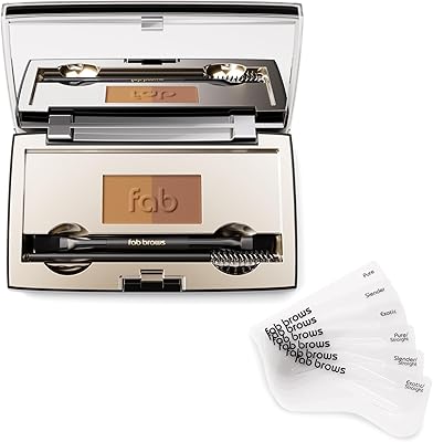 Fab Brows Duo Eyebrow Kit Dark Brown
