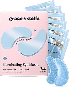 grace & stella Under Eye Mask 24 Pairs Blue Review