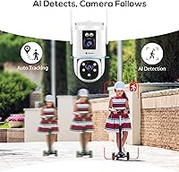 Kittyhok KWDP164 Dual Lens Wireless Security Camera System — image 4
