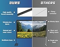 Queension 100-inch Outdoor Projector Screen with Stand — image 4