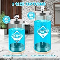 Aifeiter Barbicide 42 oz Disinfectant Jar with Stainless Steel Tray — image 2