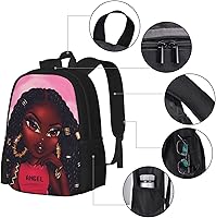 Waykales Black Girl Backpack 17 Inch Laptop Backpack — image 5