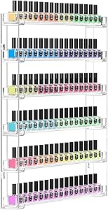 FEMELI 21 * 21 Inch Nail Polish Wall Rack Review