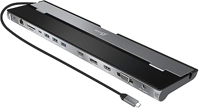 j5create USB-C Triple Monitor Docking Station JCD543