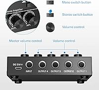 Moukey MHAMP1 4-Channel Headphone Amp — image 5
