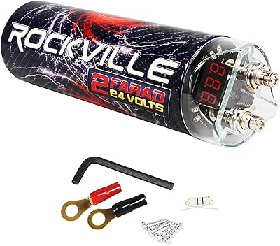 Rockville RXC2D 2 Farad Stiffening Power Capacitor