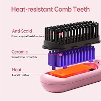 Hahahope Cordless Hair Straightener Brush — image 5