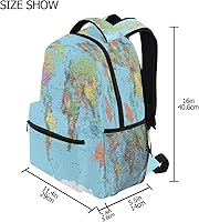 Globe World Map Backpack — image 7