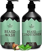 Striking Viking Beard Wash and Conditioner Set - Tea Tree & Biotin (10oz) — image 1