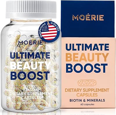 Moerie Ultimate Hair Boost Supplement for Women & Men - 60 Capsules