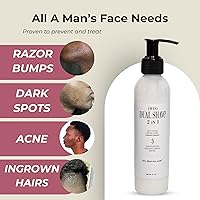 Dual-Shave 2-in-1 Acne Facial Wash + Medicated Shaving Cream 6oz — image 2