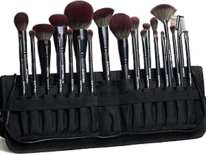 ZAMEL 26Pcs Premium Black Makeup Brushes Set