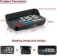 iKiKin M7 Dual Mode Windshield Projector Car HUD Display — image 2