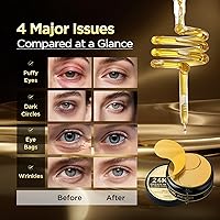 ZZILME 24k Gold Under Eye Patches, 60 Pcs — image 6
