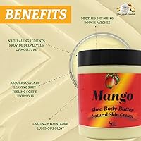 Black Lavish Essentials Ultra-Soft Shea Body Butter, Mango, 8oz — image 3