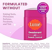 Lume Deodorant Plus Sweat Control Stick 2.6oz Unscented — image 4