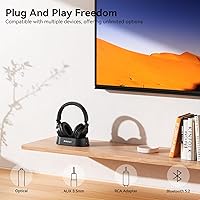 NOUUI NU-TV002 V2 Wireless Headphones for TV Watching — image 6