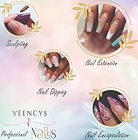 Veencys Professional Acrylic Dip Powder Clear 16oz — image 7