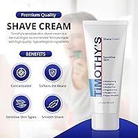 Timothy's Unscented Shave Cream 6oz — image 4