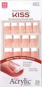 Kiss Salon Acrylic French Kit Sugar Rush Medium (6 Pack) Review