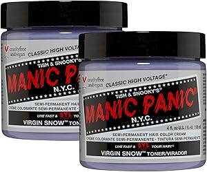 MANIC PANIC Virgin Snow Blue Tinted Hair Toner (2PK) Review