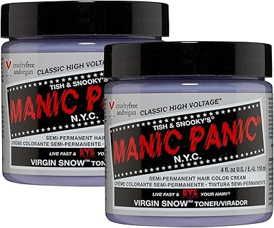 MANIC PANIC Virgin Snow Blue Tinted Hair Toner (2PK)