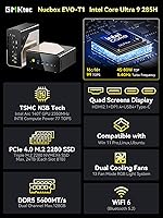 GMKtec EVO-T1 AI Mini PC Workstation Ultra 9 285H, 64GB RAM, 1TB SSD — image 2