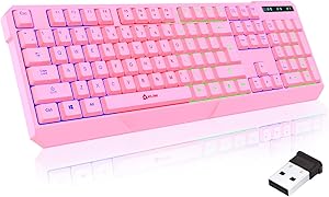 KLIM Chroma Pink Wireless Keyboard Review