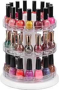 J JACKCUBE DESIGN Acrylic Rotating Nail Polish Display Stand Review