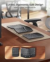 ProtoArc EK04 Wireless Ergonomic Keyboard with Separate Numeric Keypad — image 2
