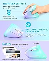 Lekvey Ergonomic Vertical Wireless Mouse — image 5