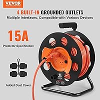 VEVOR 100FT Retractable Extension Cord Reel 12AWG — image 2