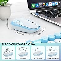 FOPETT Wireless Keyboard and Mouse Combo — image 5