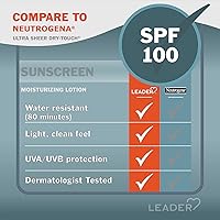 LEADER Ultra Sheer Sunscreen SPF 100+ (3 Fl Oz, 2 Pack) — image 2