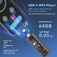 RUIZU X68 64GB Bluetooth MP3 Player — image 3