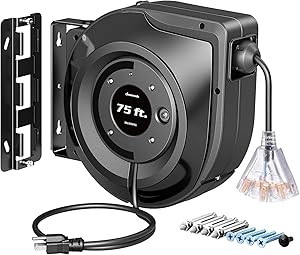 DEWENWILS 75FT Extension Cord Reel