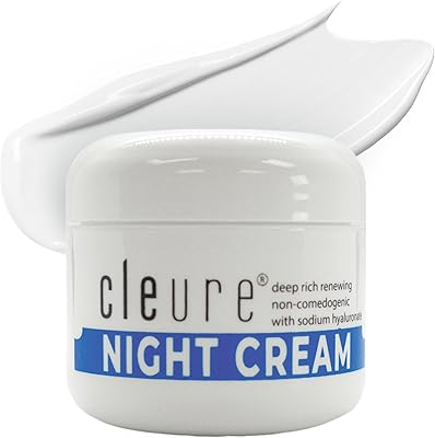Cleure Hyaluronic Acid & Shea Butter Anti-Aging Night & Day Cream Set for Sensitive Skin