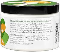 Nourish Organic Moisturizing Shea Butter 5.2 Oz Jar — image 3