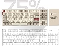 MageGee 75% Mechanical Gaming Keyboard, Red Switch — image 9